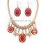 fashion jewelry Necklace and Earring Sets Jewelry Sets Type and Women's Gender popular necklace set
