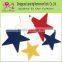 Polyester Felt Snowflakes Dimensional Stickers