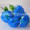 7 heads long stem chrysanthemum flower made of silk cloth floor decoration flower