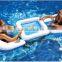 2 person inflatable chess table and chair floating island