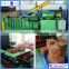 CE&SGS hydraulic metal baling machine/kaleng baler