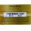 Golden printing PVC barcode card for business