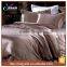 whole sale luxury silk satin pure dyed bedding set duvet cover