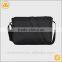 High quality long strap polyester plain black mens messenger bag