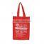High quality clear wholesale custom durable promotional shopping bag ,non woven promotional bag