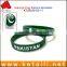 China OEM Customized Silicone Bracelets Cheapest Silicone Bracelet Printed Logo embossed debossed silver bracelet
