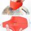 2016 customize non-slip red silicon rubber microwave oven gloves