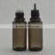PET squeeze black plastic dropper bottles wholesale