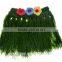 Green Color Long Girls Skirt Party Goods Hawaiian Grass Skirt With Fancy Dress Hula