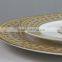2015 new product ceramic disposable pizza plate