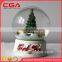 Polyresin figurine handmade christmas gifts glass water balls christmas snow globes