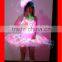 DMX512 controlled LED & fiber optic belly dance dress / tutu dance wear / custom LED clothes