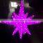 Indoor Use Hanging Light Christmas Motif Light 3d Motif Star Garland Light