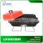 Square Portable Barbecue Grill folding charcoal BBQ grill with lid for camping