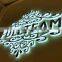 Chain store advertising business waterproof stainless steel light letter