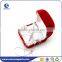Luxury red color velvet boxes for medals made in china