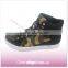 High top sneakers army green canvas men casual boots
