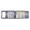 Versatile stitching colorful passport leather id card holder