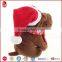 Wholesale Christmas toys plush sitting dog soft toy/plush dog