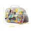 Multifunction small toiletry make up zipper pvc cosmetic bag