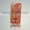 functional telephone accessory for iphone 5 case wood carving