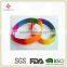 Factory direct sales eco-friendly fashion engraved slap silicone bracelet