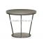 Vintage Style black wrought iron round side table