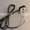 UK 3pin Pigtail Power Cord with 13amp fuse plug UK BSI certified 3 wire cords power plug