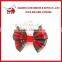 wholesale tartan ribbon bow hair clip