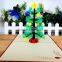 new design christmas tree 3d pop up new year card