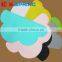 FDA Bar Mat Baby Kids Cloud Shaped Plate Mat Table Mat Set Home Kitchen Pads Silicone Placemat