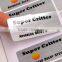 Printing letterpress logo aluminium-foil label adhesive sticker food grade label