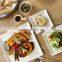 White porcelain tableware western ceramic dish
