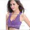 Colored Yarn Best sexy lingerie wireless yoga sports bra fitting stores