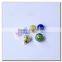 BUlk Accessories for Fairy garden Japanese Necklace - Asian Necklace - Moss Tiny Garden Necklace - round hollow blue glass ball