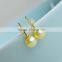 2015 Fashion Stud Earrings, Natural Seawater Pearl Earrings