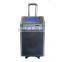 Professional powered bass CD player with trolley wireless speaker