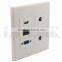 USB, HDMI VGA, RJ45 and RJ11 Wall Plate Support Customization