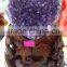 Mini Amethyst Quartz Hearts Geodes for decoration