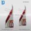 hot sale table countertop cardboard cosmetic display stand with hooks