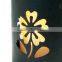 Hemp rope hanging candle holder lantern with flower