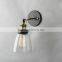 Manufacturer's Premium glass wall lamp headboard reading wall lamp