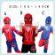 Factory sale children spider-man sports wear casual baby boys clothing set vest+sweatshirt + pants 3 pcs fashion suits for kids