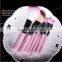 hello kitty makeup brushes pink wood handle synthetic hair make up brush set