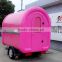 minggu new model mobile food trucks kiosk food cart with wheels electric mobile food cart/broasted chicken machine