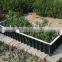 Corrugated color steel panel raised garden bed