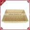 Customize rattan hand woven market baskets for supermarket fruit display