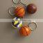 3D mini ball shape Custom keychain