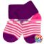 Hot Pink White Stripe Fashion Design Baby Socks Wholesale Cotton Girl Socks