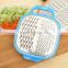 2017 new products plastic box grater rotary cheese grater manual vegetable shredder potato grater spiral slicer